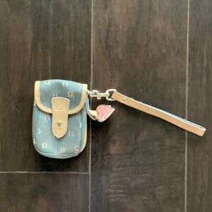 Dooney & Bourke Blue Multicolor Wristlet Phone Case